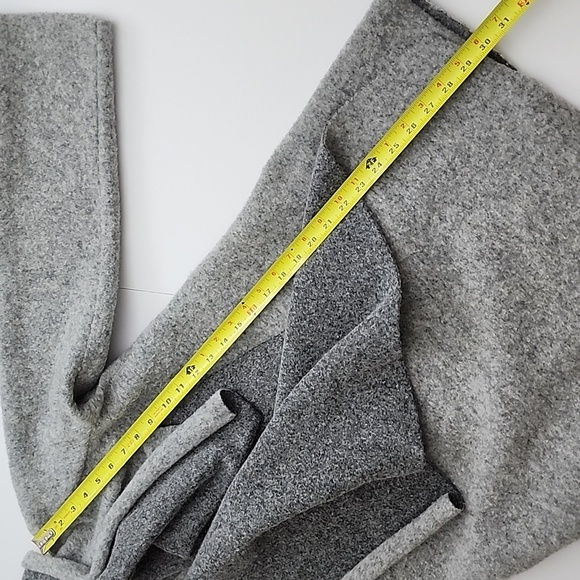 Marisa & Marie Open Front Waterfall Cardigan Wool Blend Two Tone Grey Size Small - Picture 10 of 11